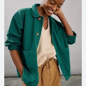 Anthropologie Unpublished Billie Utility Shirt Jacket Size XS